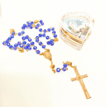 Cargar imagen en el visor de la galería, Apparitions of Fatima Rosary - Heart Box