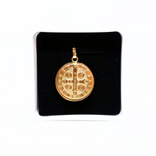 Load image into Gallery viewer, 19.2Kt Gold Saint Benedict Medal