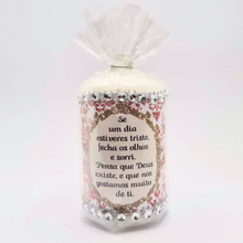 Carregar imagem no visualizador da galeria, Our Lady Of Fatima Candle (Silver) 2.8'' | 7cm