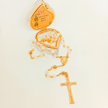 Cargar imagen en el visor de la galería, Apparitions of Fatima Rosary - Heart Box