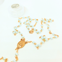 Load image into Gallery viewer, Blue Pearl Rosary