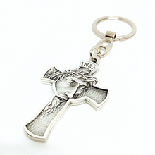 Load image into Gallery viewer, Face of Christ Metal Keychain