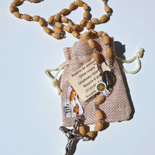 Load image into Gallery viewer, Olive Pit Fatima Rosary
