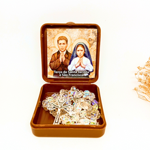 Load image into Gallery viewer, Saint Francisco and Saint Jacinta Crystal Rosary