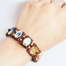 Load image into Gallery viewer, Saints Wood Bracelet