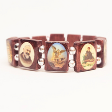 Load image into Gallery viewer, Saints Wood Bracelet