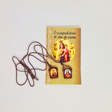 Load image into Gallery viewer, Wood and Cloth Scapular