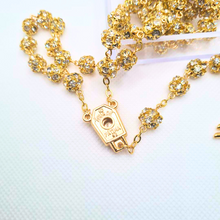 Load image into Gallery viewer, Premium Golden Rosary of Fatima