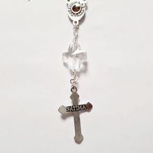 Load image into Gallery viewer, Red Crystal Decade Rosary Bracelet