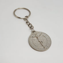 Cargar imagen en el visor de la galería, Saint Benedict - Metal keychain
