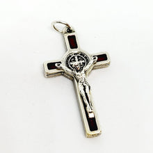 Load image into Gallery viewer, Saint Benedict Cross Red