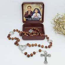 Load image into Gallery viewer, Saint Francisco and Saint Jacinta Wood Rosary