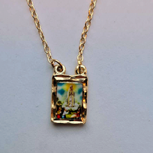 Load image into Gallery viewer, Scapular Our Lady of Fatima and Sacred Heart of Jesus