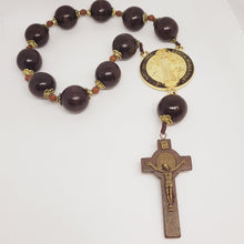 Load image into Gallery viewer, Wall Decade Rosary - Saint Benedict