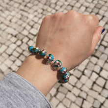 Cargar imagen en el visor de la galería, Cloisonné Decade Rosary Bracelet