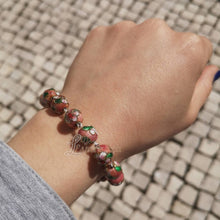 Cargar imagen en el visor de la galería, Cloisonné Decade Rosary Bracelet