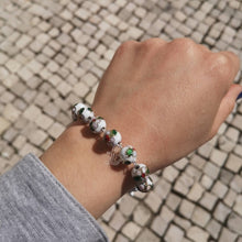 Cargar imagen en el visor de la galería, Cloisonné Decade Rosary Bracelet