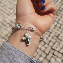 Cargar imagen en el visor de la galería, Cloisonné Decade Rosary Bracelet
