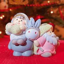 Load image into Gallery viewer, Colored Nativity Set - Flight to Egypt | 1.97'' | 5cm