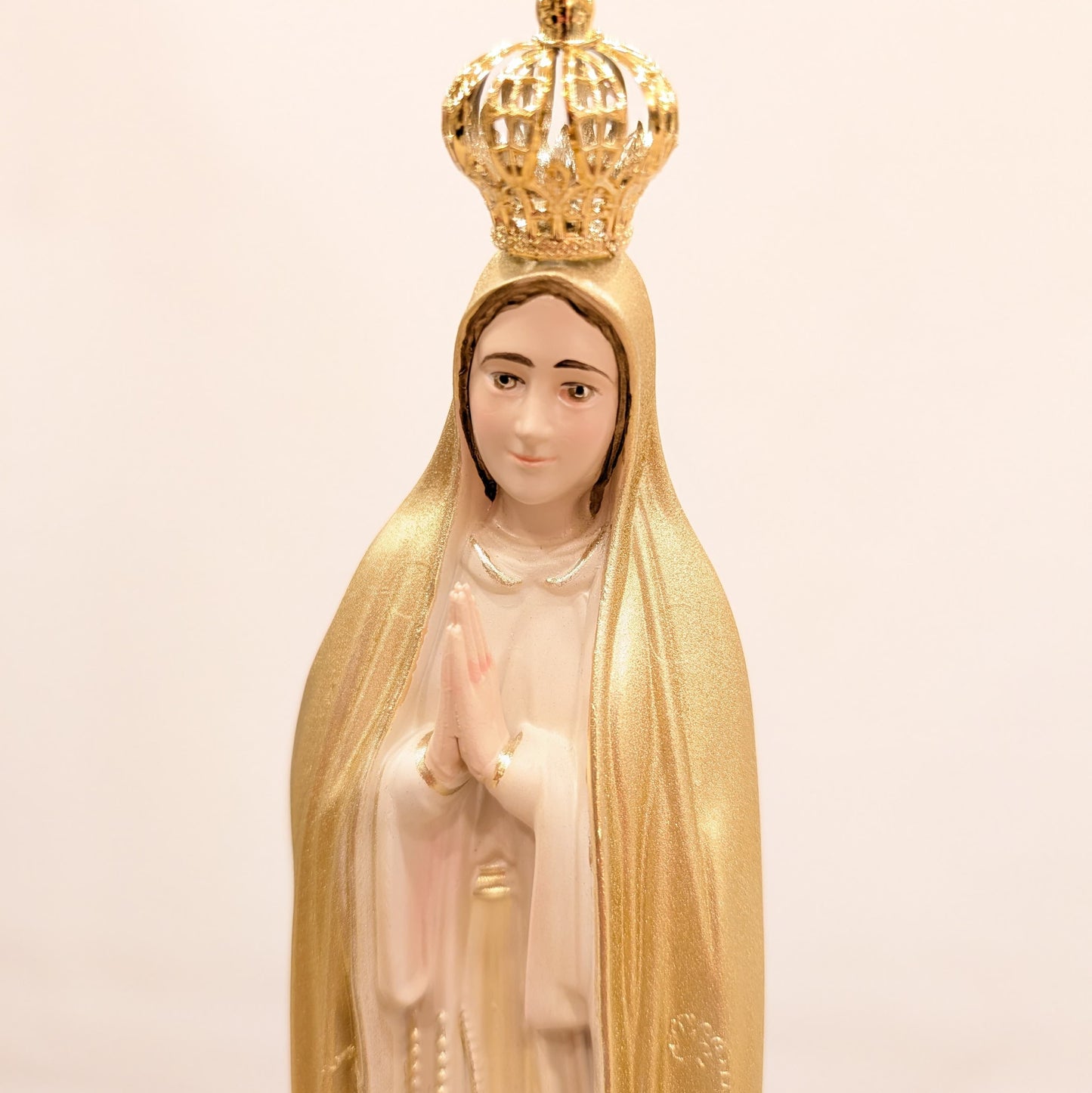 Nuestra Señora de Fátima - Edición especial dorada - 11.8'' | 30 cm
