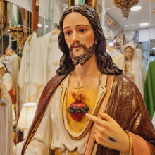 Load image into Gallery viewer, [Wood] Sacred Heart of Jesus [41.3&#39;&#39; | 105cm]
