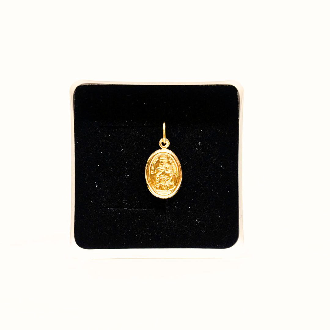 19.2Kt Gold Our Lady of Mount Carmel Necklace