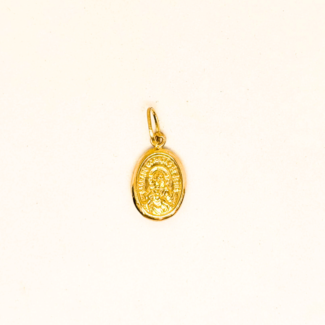 19.2Kt Gold Our Lady of Mount Carmel Necklace