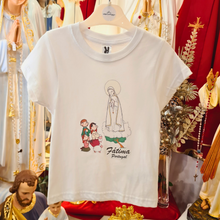 Cargar imagen en el visor de la galería, Apparitions Kids T-shirt – Our Lady of Fatima
