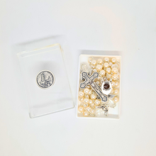 Cargar imagen en el visor de la galería, Angel Rosary – Apparitions of Our Lady of Fatima with Terra de Fátima Relic
