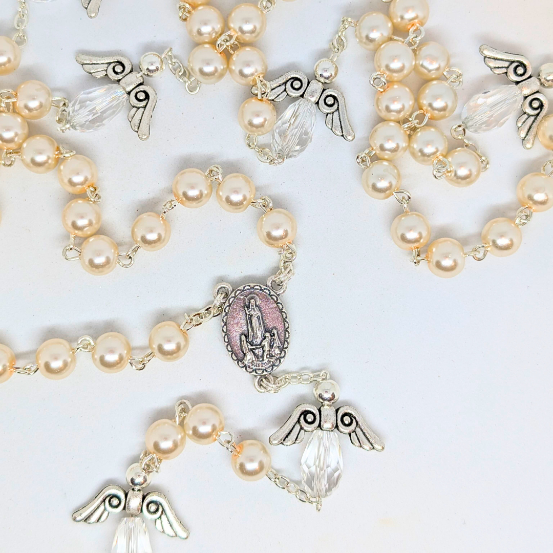 Angel Rosary – Apparitions of Our Lady of Fatima with Terra de Fátima Relic