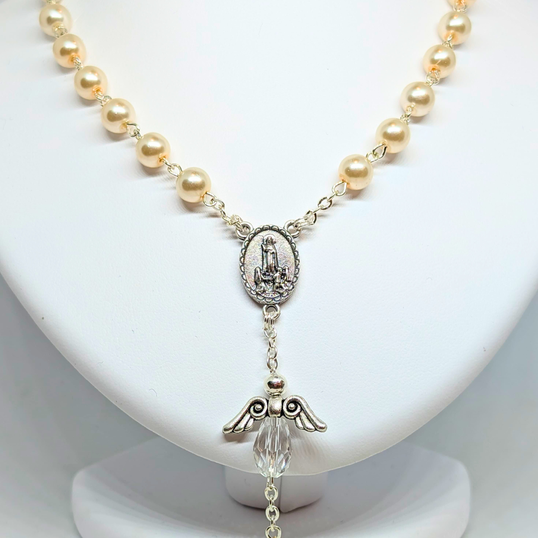 Angel Rosary – Apparitions of Our Lady of Fatima with Terra de Fátima Relic