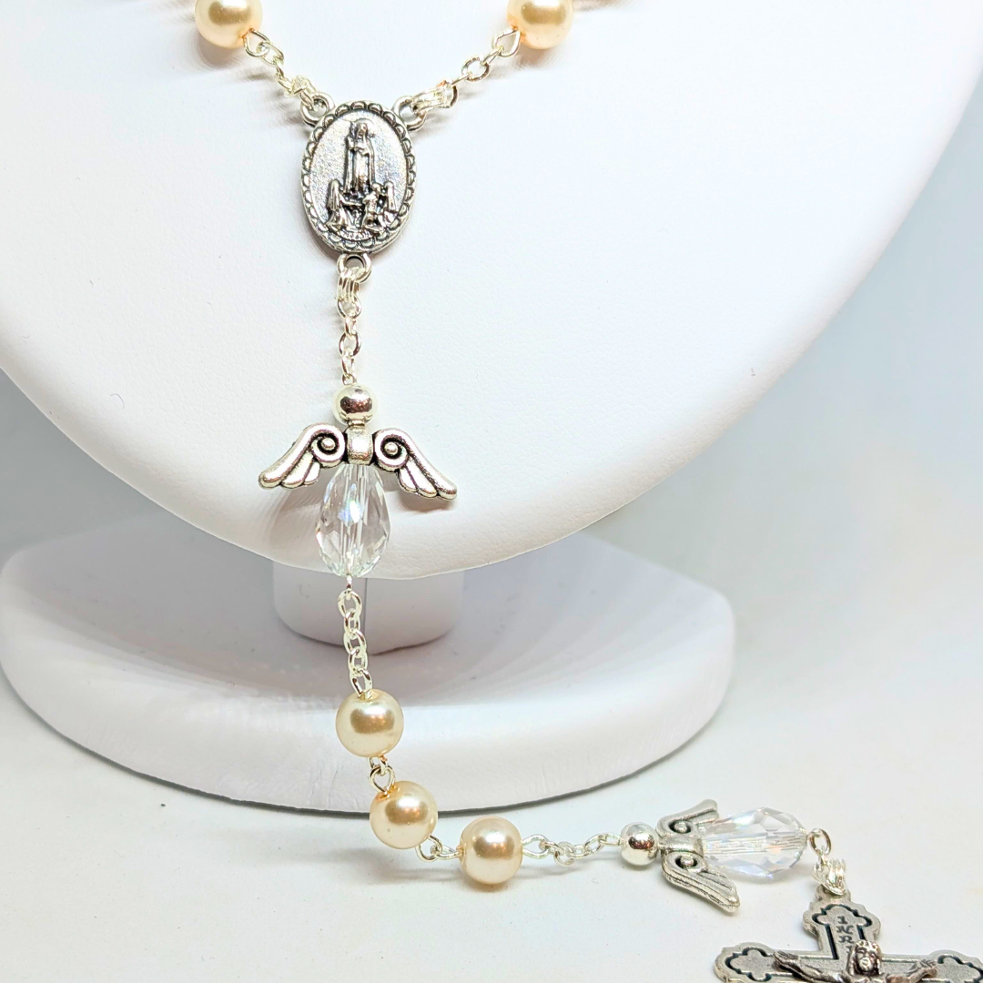Angel Rosary – Apparitions of Our Lady of Fatima with Terra de Fátima Relic