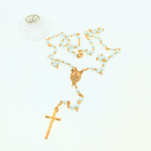 Cargar imagen en el visor de la galería, Blue Pearl Rosary
