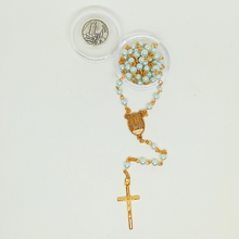 Load image into Gallery viewer, Blue Pearl Rosary
