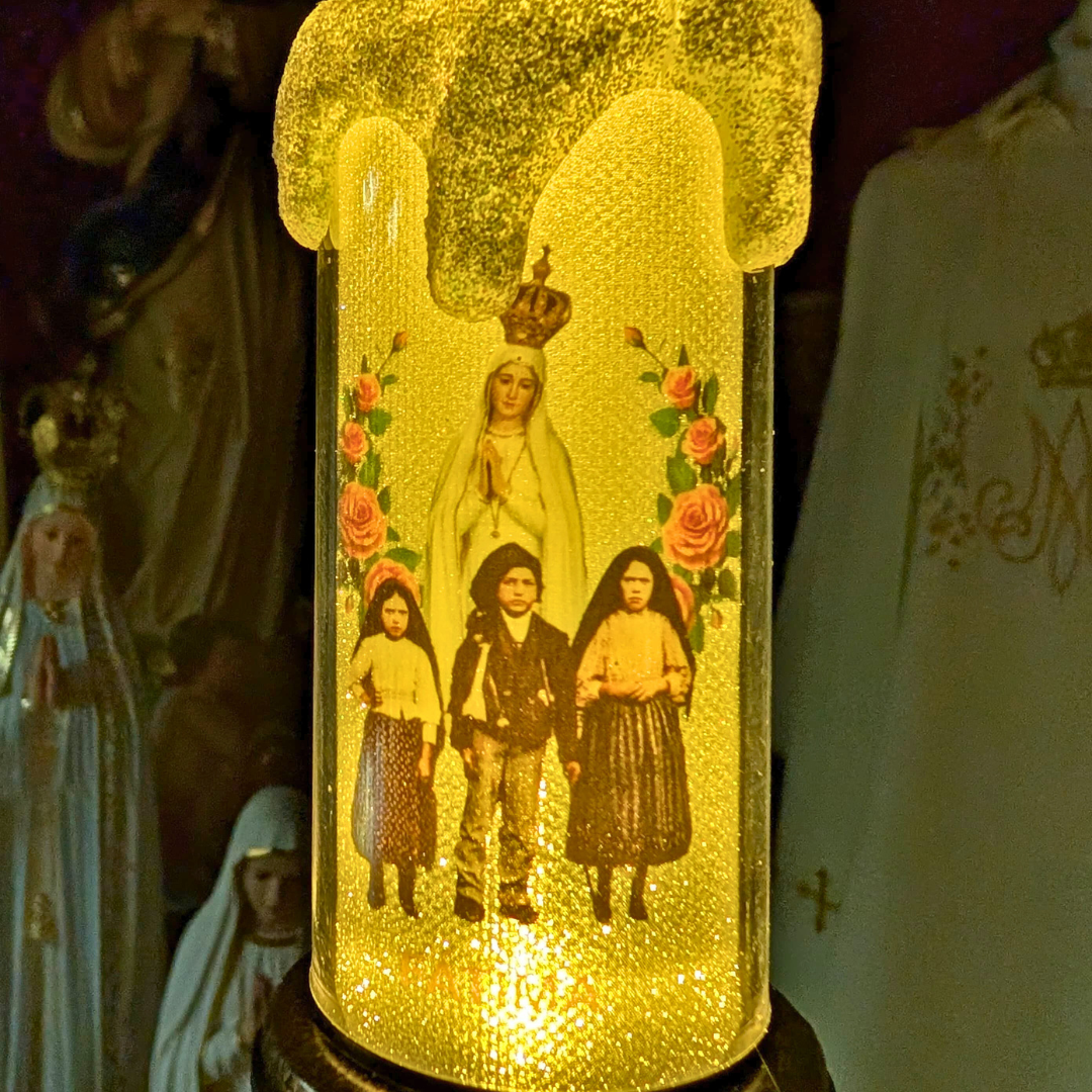 Candle of Fatima with Base [Electric]