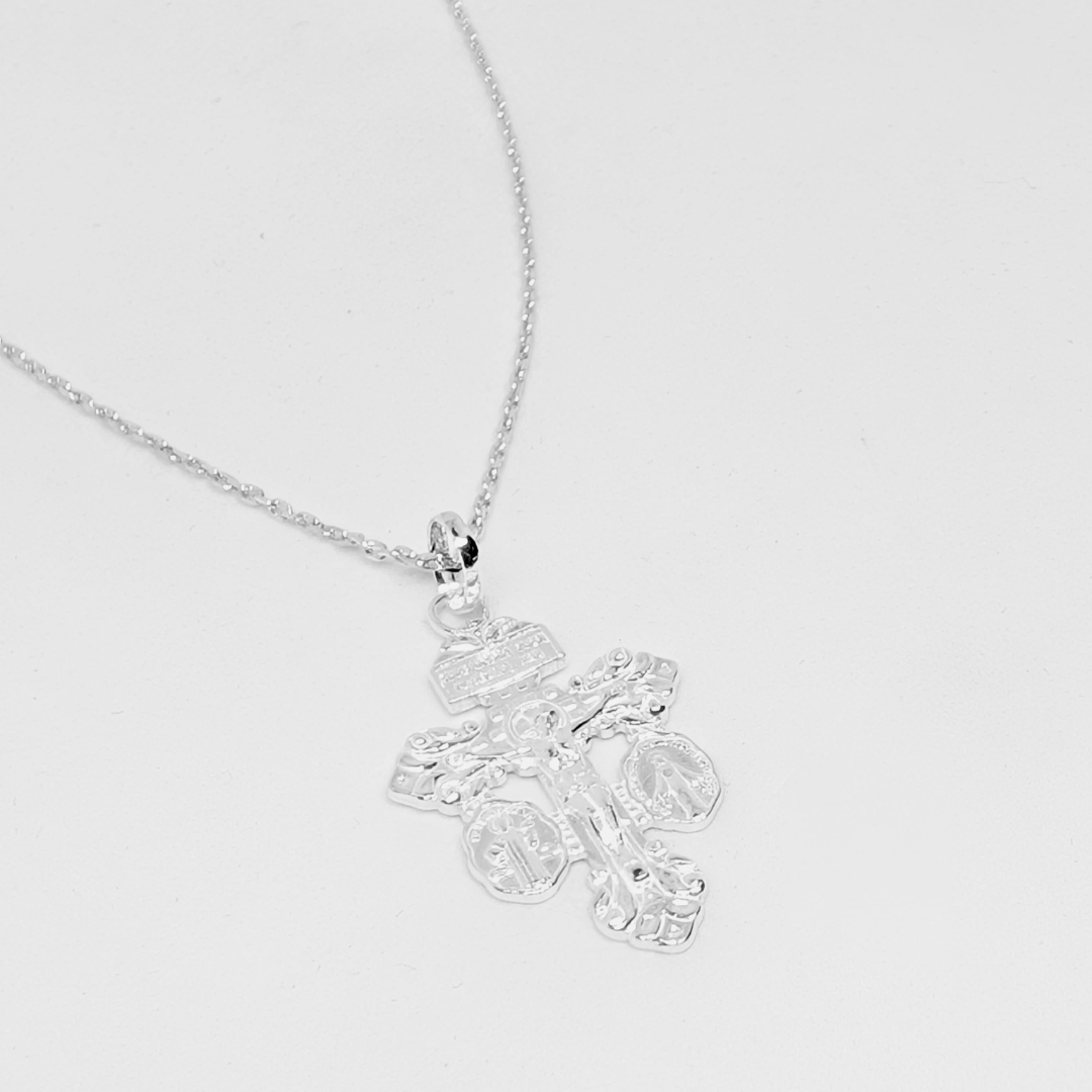 Cross of Forgiveness Necklace [Sterling Silver]