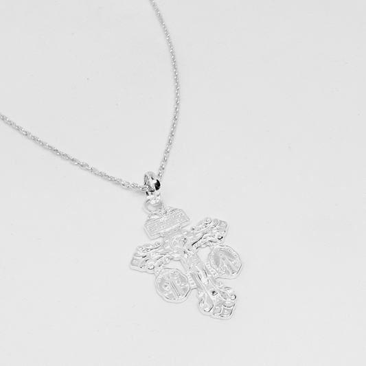 Cross of Forgiveness Necklace [Sterling Silver]