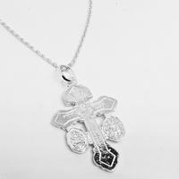 Cross of Forgiveness Necklace [Sterling Silver]