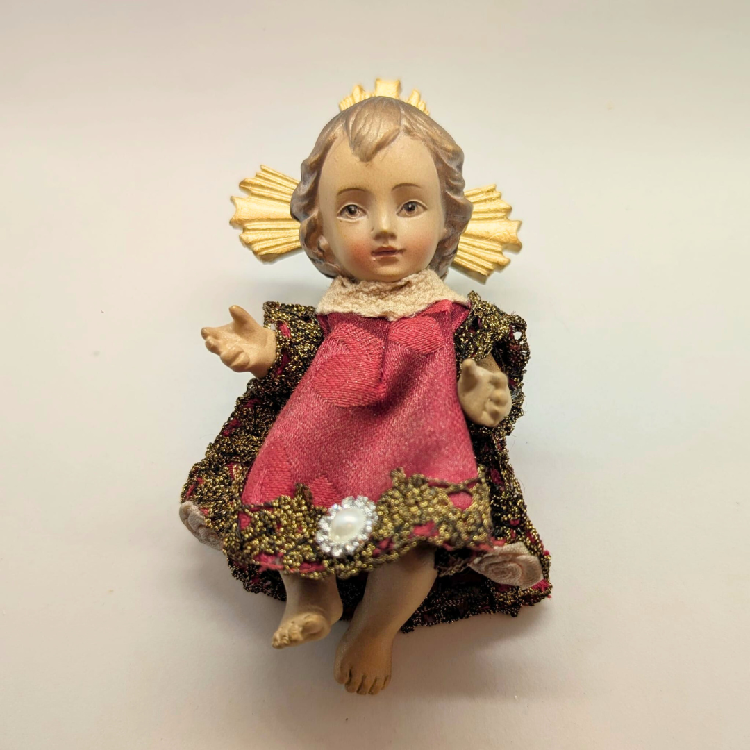 Dressed Baby Jesus with Pillow [Premium] - 4.72'' | 12cm