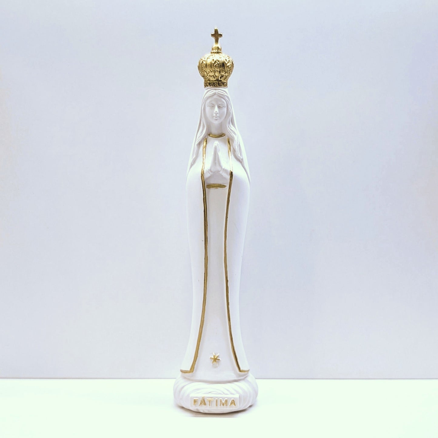 Golden Our Lady of Fatima Statue [7.9'' | 20cm]