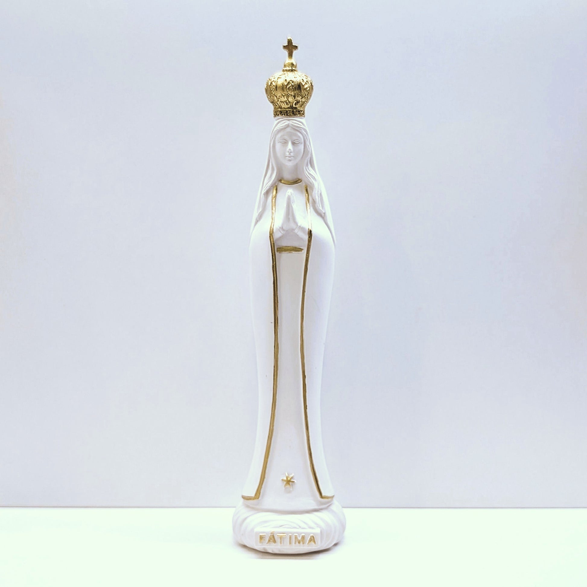 Golden Our Lady of Fatima Statue [7.9'' | 20cm]