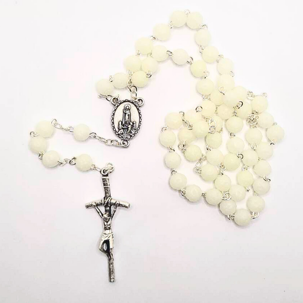 Glow in the Dark - Rose Scented - Apparitions of Our Lady of Fatima Rosary