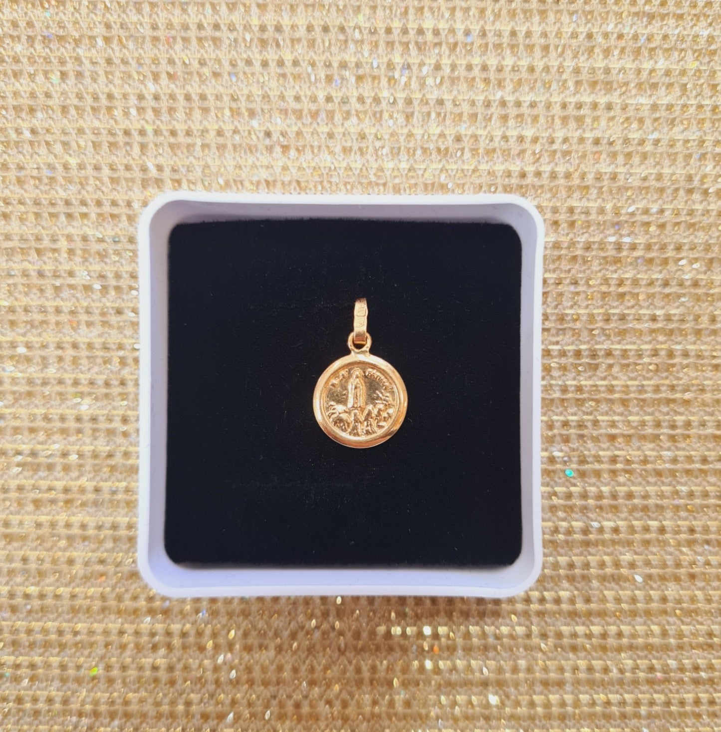 Medalla de oro - Nuestra Señora de Fátima  (Oro 19.2Kt)
