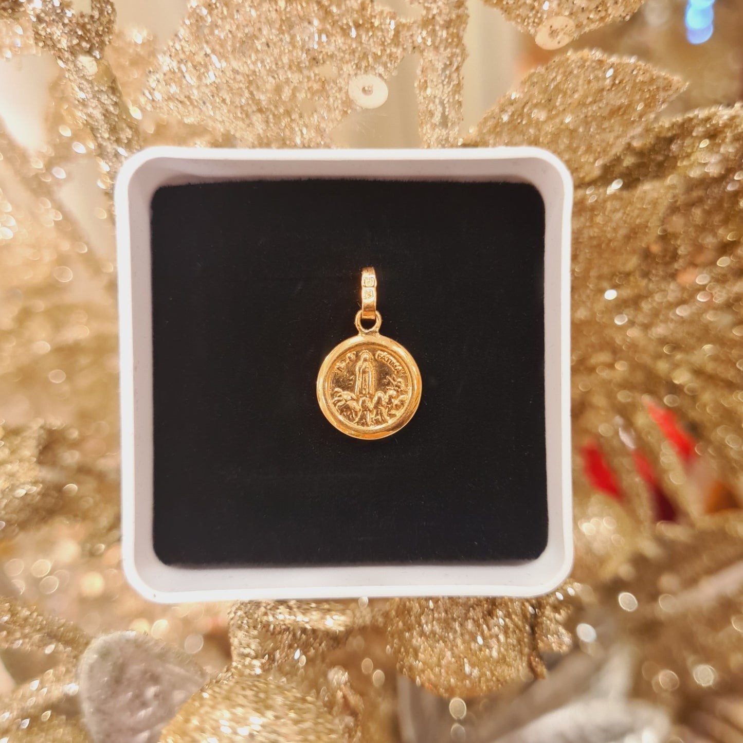 Medalla de oro - Nuestra Señora de Fátima  (Oro 19.2Kt)