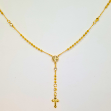 Cargar imagen en el visor de la galería, Gold Veneer Rosary Necklace
