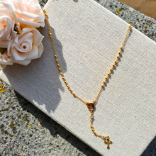 Cargar imagen en el visor de la galería, Gold Veneer Rosary Necklace
