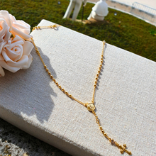 Cargar imagen en el visor de la galería, Gold Veneer Rosary Necklace
