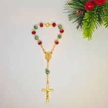 Load image into Gallery viewer, Holy Family and Holy Spirit Crystal Decade Rosary
