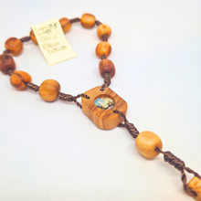 Cargar imagen en el visor de la galería, Olive Wood Decade Rosary - Apparitions of Our Lady of Fatima

