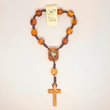 Cargar imagen en el visor de la galería, Olive Wood Decade Rosary - Apparitions of Our Lady of Fatima
